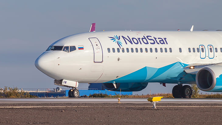 Авиакомпания NordStar выполнила первый рейс из Норильска в Новосибирск и Иркутск